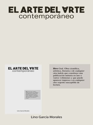 cover image of El arte del arte contemporáneo